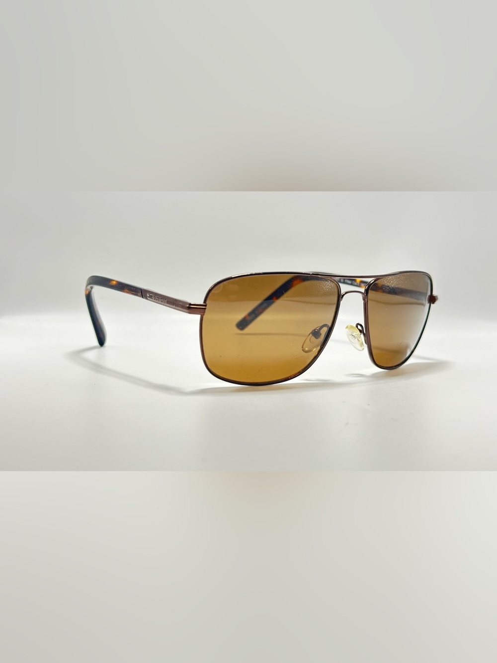 Polaroid U9301 Brown Oval Metal Sunglasses Frames